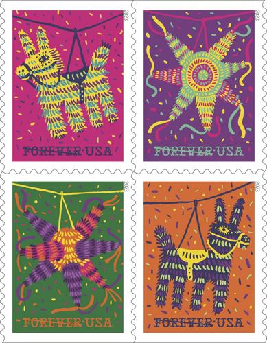 Postage Stamps Piñatas
