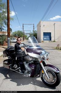 Library worker keeps the wheels turning