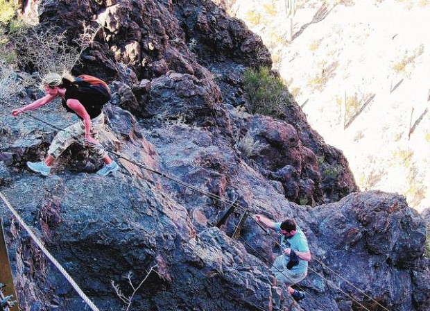 Picacho Peak: Peak has climb it control (with satellite tour)  