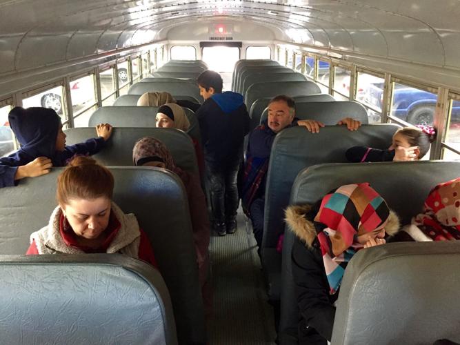 Pastry Party Bus inside