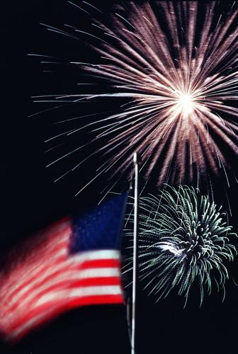 Fireworks at "A" Mountain