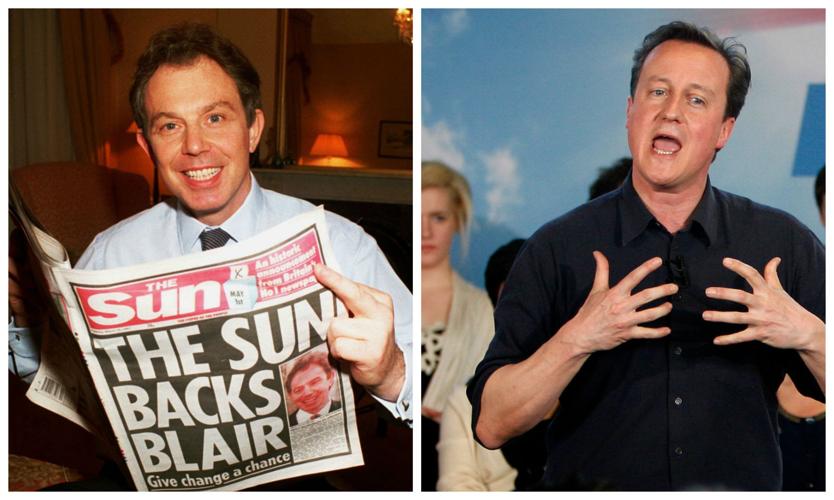 Tony Blair and David Cameron, Britain