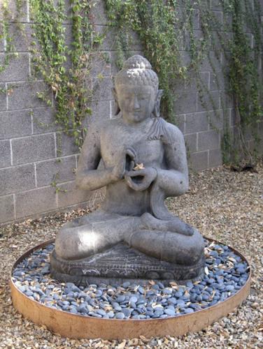 There's a lot to consider when placing garden art    