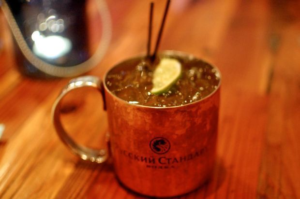 Southern restaurant makes a Moscow Mule, with rum