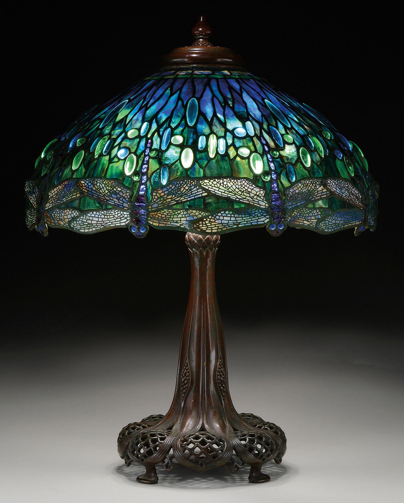 Tiffany Studios dragonfly table lamp 