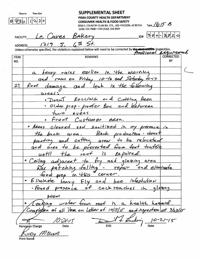 Le Cave's health inspection reports