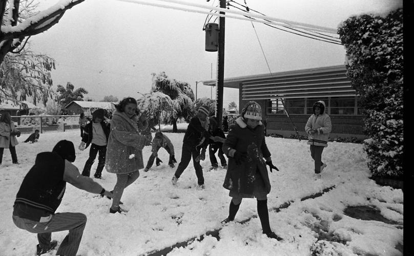 The day it snowed - a lot - in Tucson