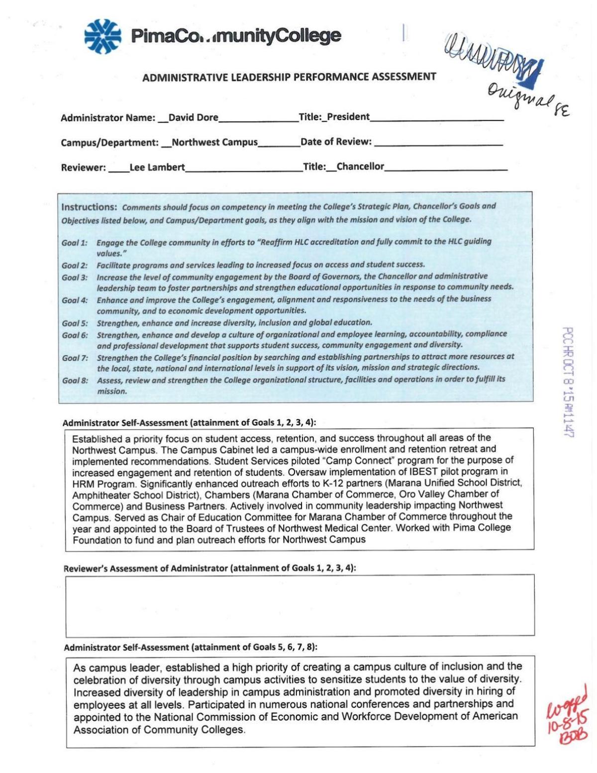 Exec review: David Dore