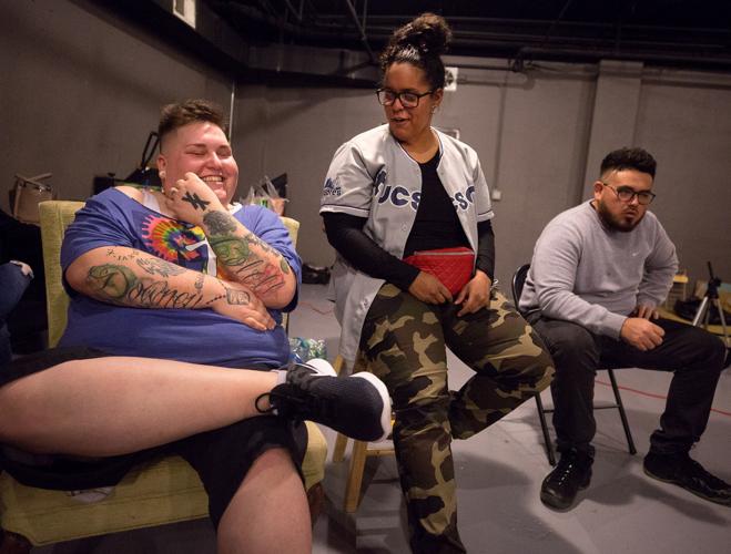 Hip-hop artists Trahma and S. Breezy