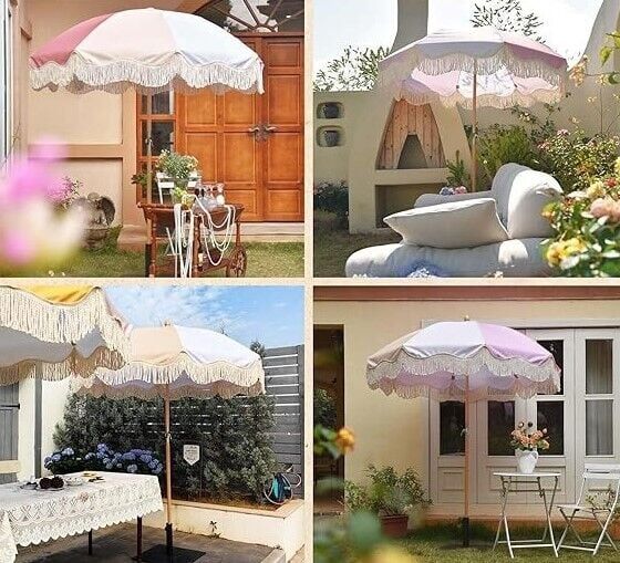colorful patio umbrellas 10 ft or 11 ft round Sonkuki 10 ft. Round Outdoor Patio Cantilever Offset Umbrellas in Red