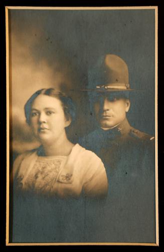 Elzer Desjardins Tetreau's World War I memorabilia