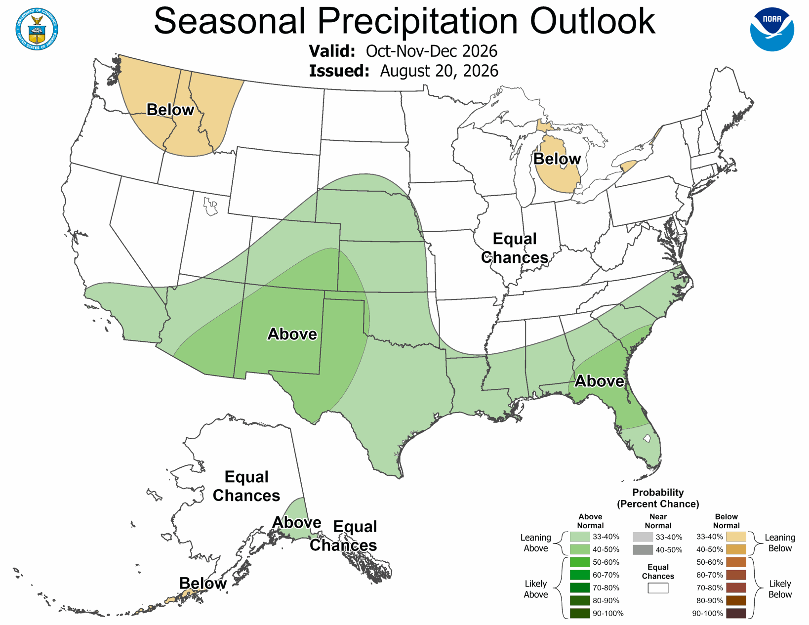 Precipitation outlook