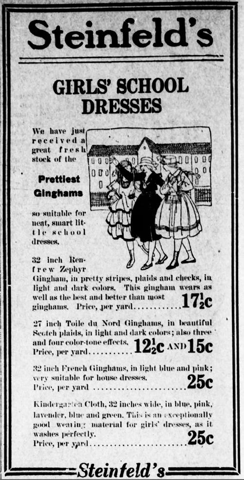 Advertisement August 4, 1916