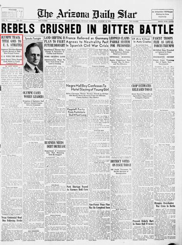 Aug. 10, 1936: Jesse Owens wins fourth gold medal in Berlin Olympics