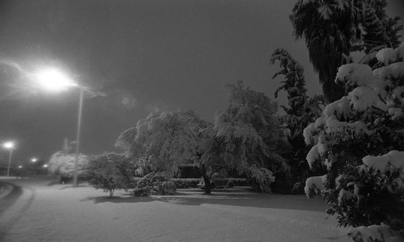The day it snowed - a lot - in Tucson