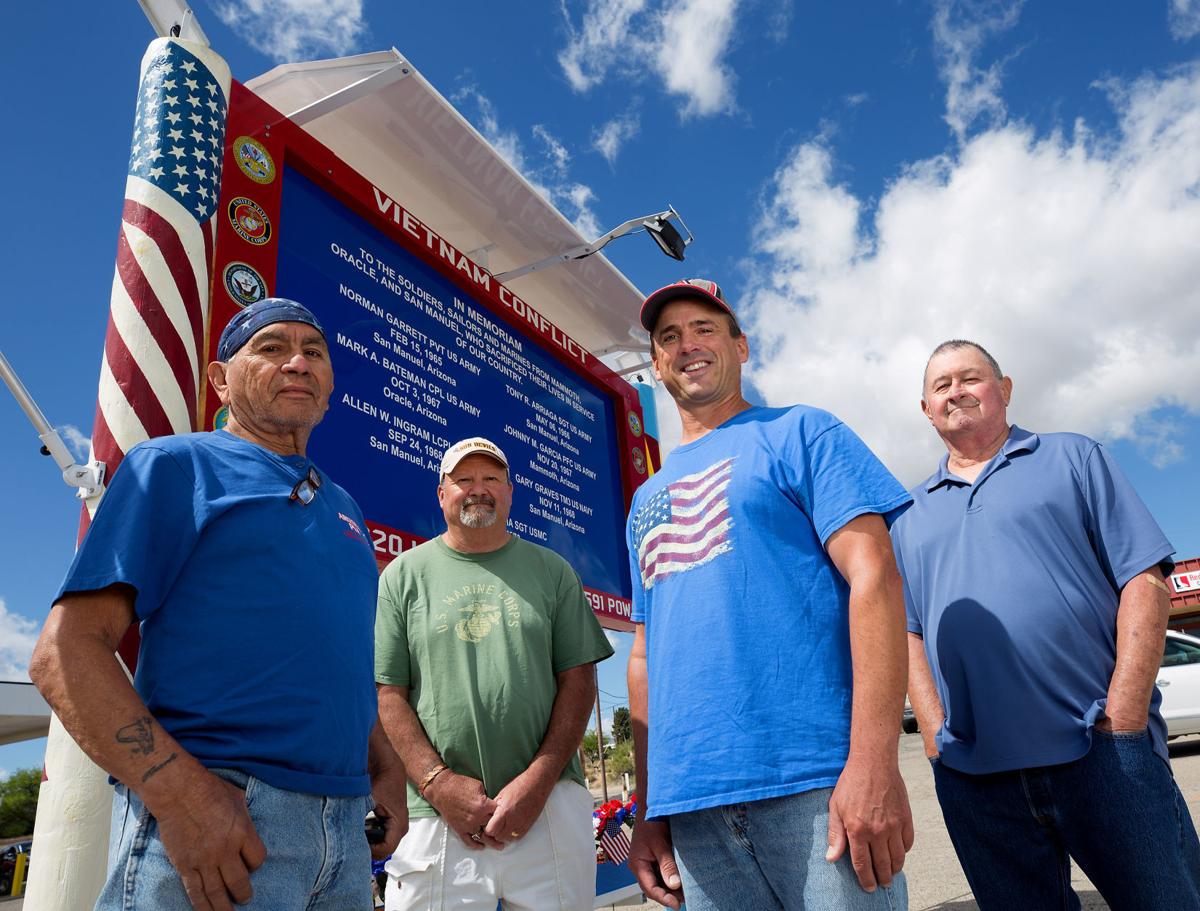 With help of community, San Manuel veteran builds memorial honoring