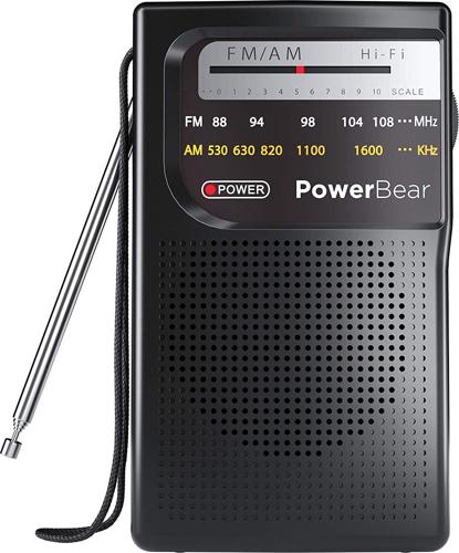 Battery-Operated Portable Radio from PowerBear