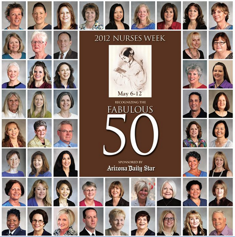 Fabulous 50 nurses: 2012