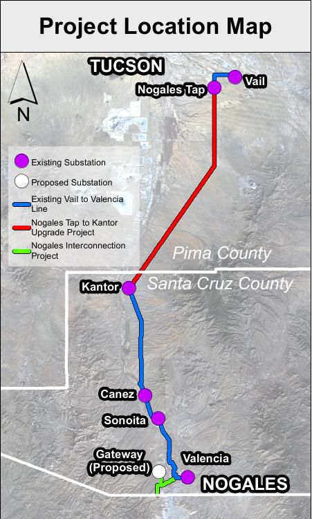 Combined projects map