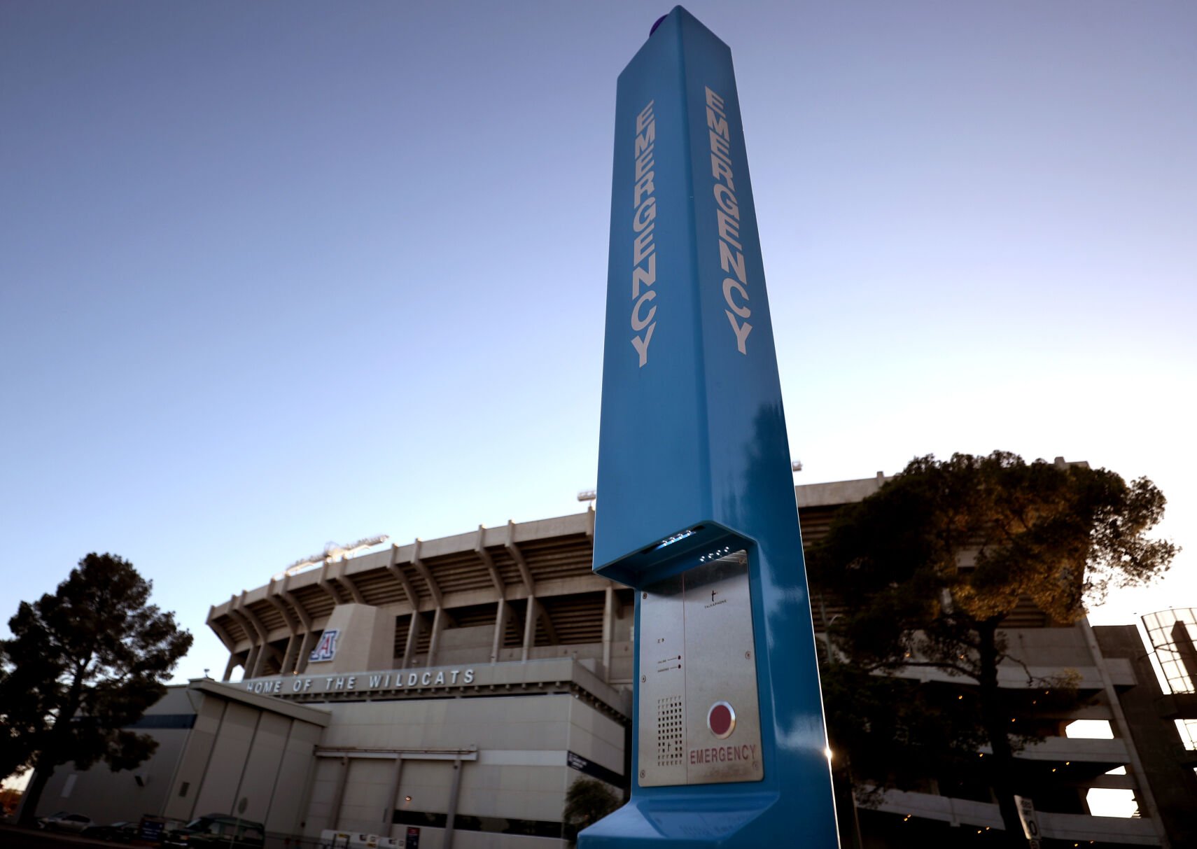 Emergency phone, University of Arizona