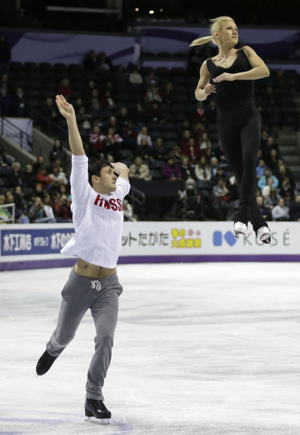 Photo of the day: Practice for the World Figure Skating Championships