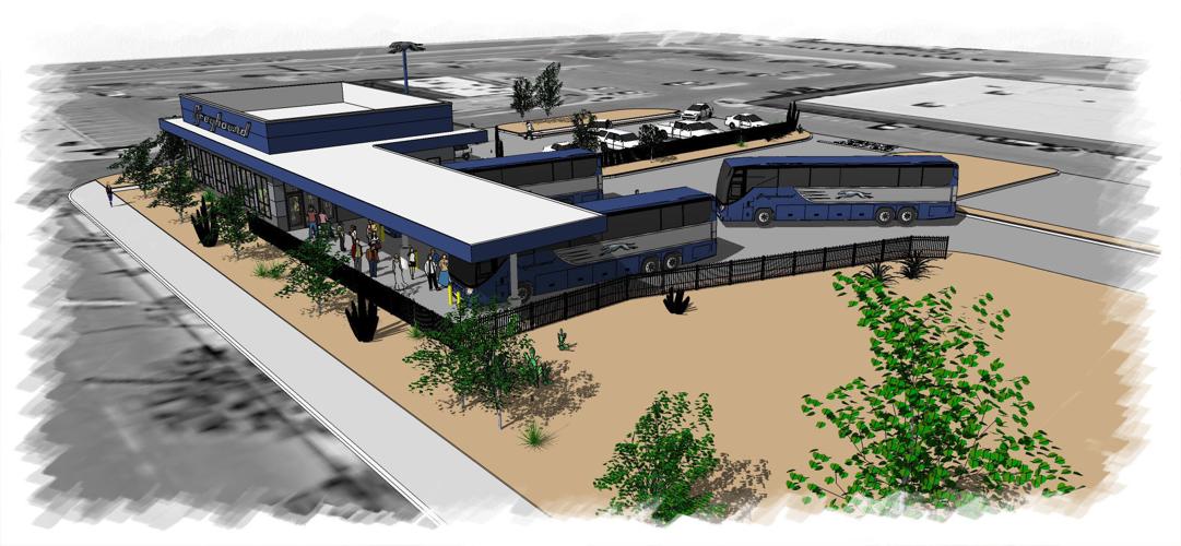 Greyhound bus terminal