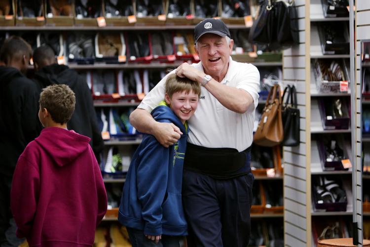 Holiday shoe shopping party