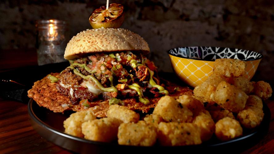 The Delta's Quesabirria Smash Burger