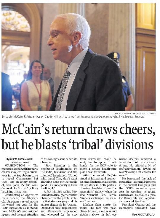 Arizona Daily Star article July 26, 2017