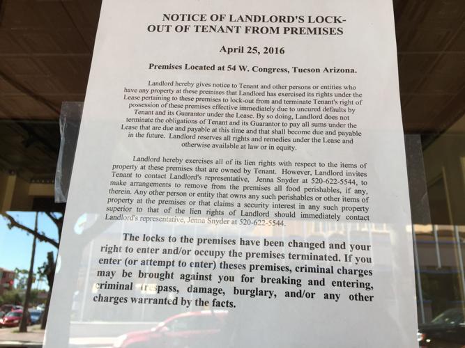 Rice House locked out