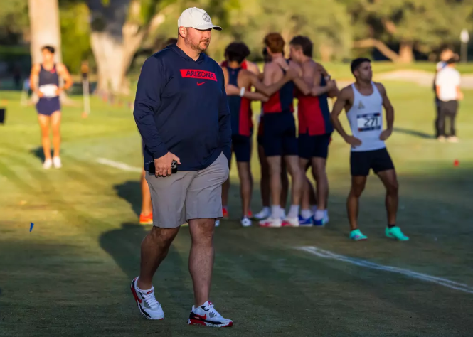 Arizona track and  field head coach Andrew Dubs
