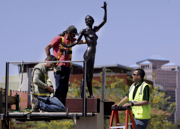 Life-size nude dancers in bronze finally adorn 4th Ave. underpass
