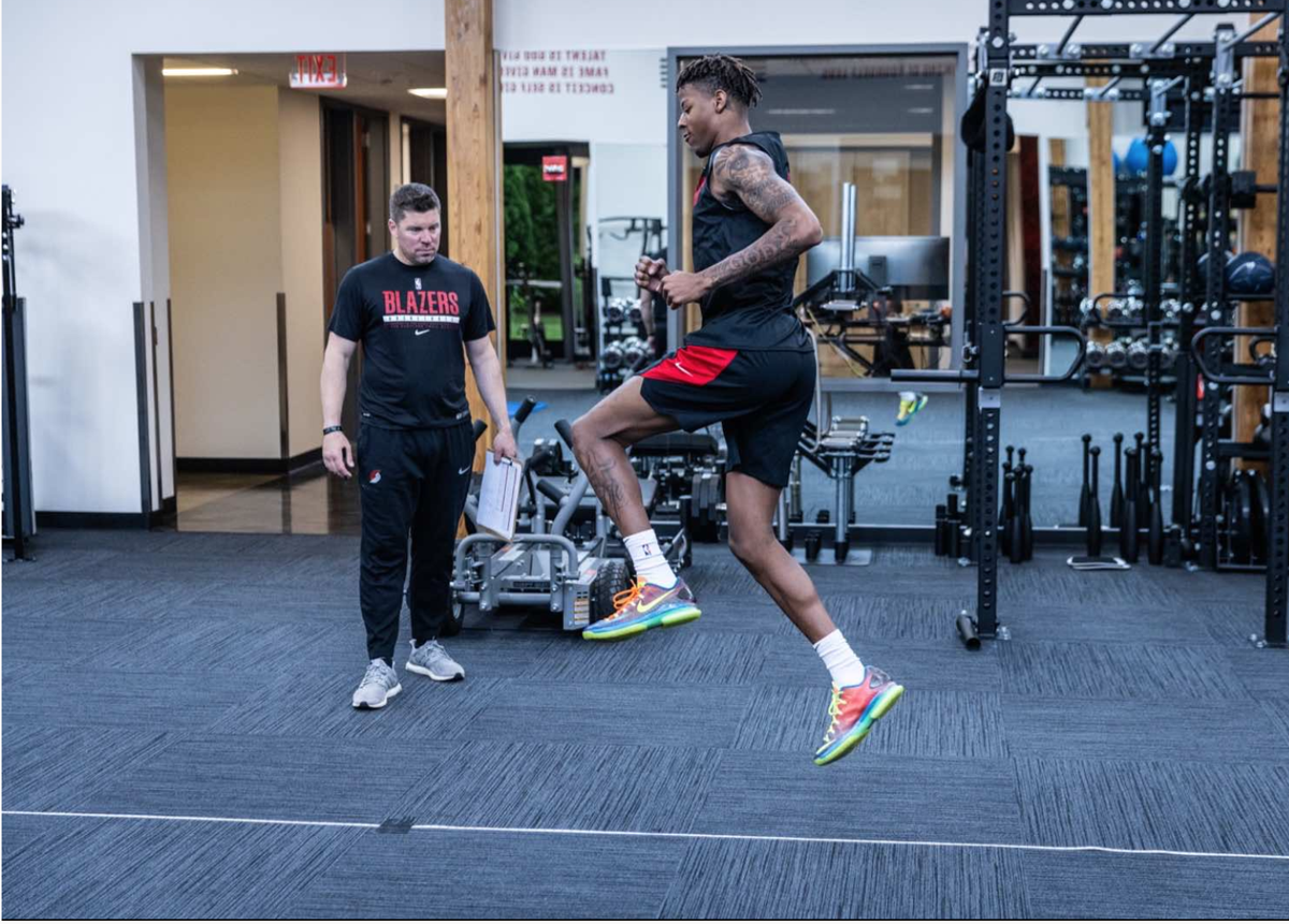 Dalen Terry at Portland workout