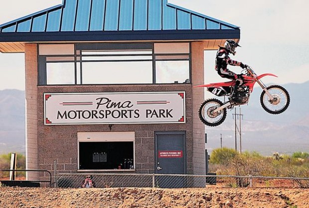A place where the dirt, and motorcycles, take flight  