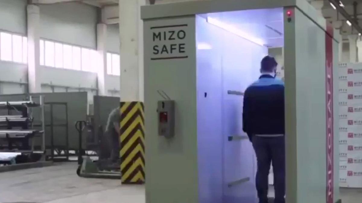 Putin's residence and the Kremlin have walkthrough disinfectant