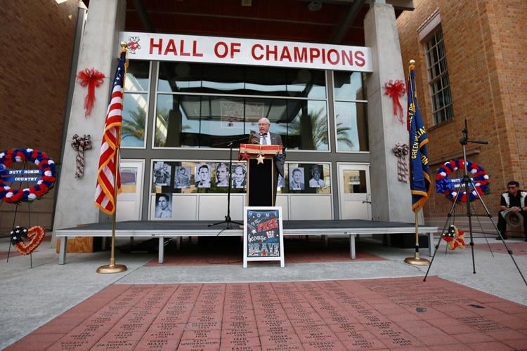 Badger Foundation dedicates brick walkway honoring Tucson High alumni who died in WWII