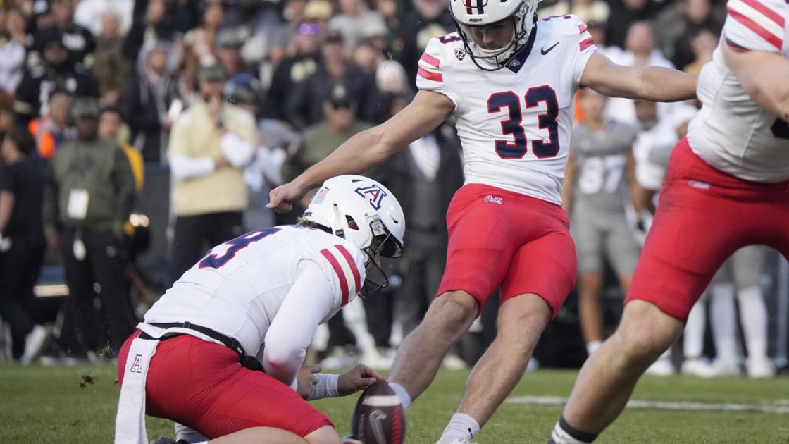 Arizona kicker Tyler Loop named Pac-12 Special Teams Player of the Week ...