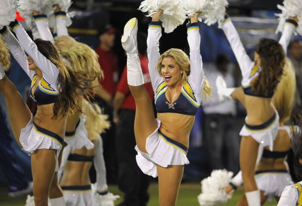 NFL cheerleaders perform at preseason games - Week 1