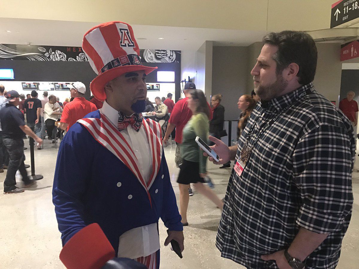 Arizona fans at the Pac-12 Tournament