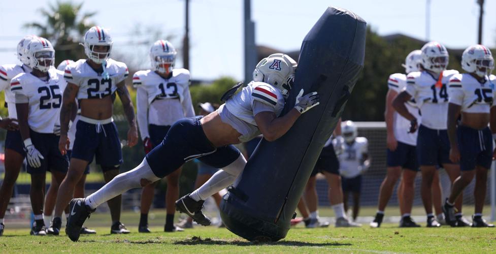 Arizona fall football practice