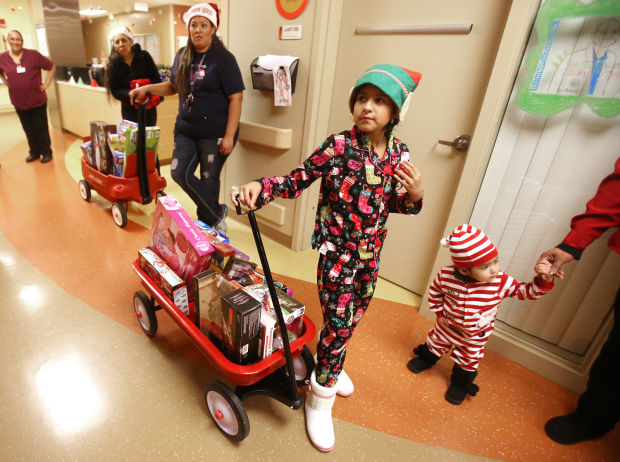 Zay delivers gifts