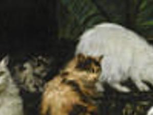 Painting Of Woman S 42 Cats Earned 826k At Auction Home Life