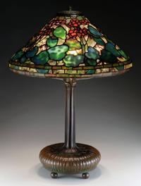 Tiffany Studios lamp shade drives sale price at James D. Julia auction