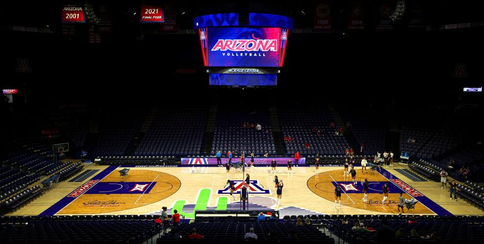 Red and Blue volleyball game