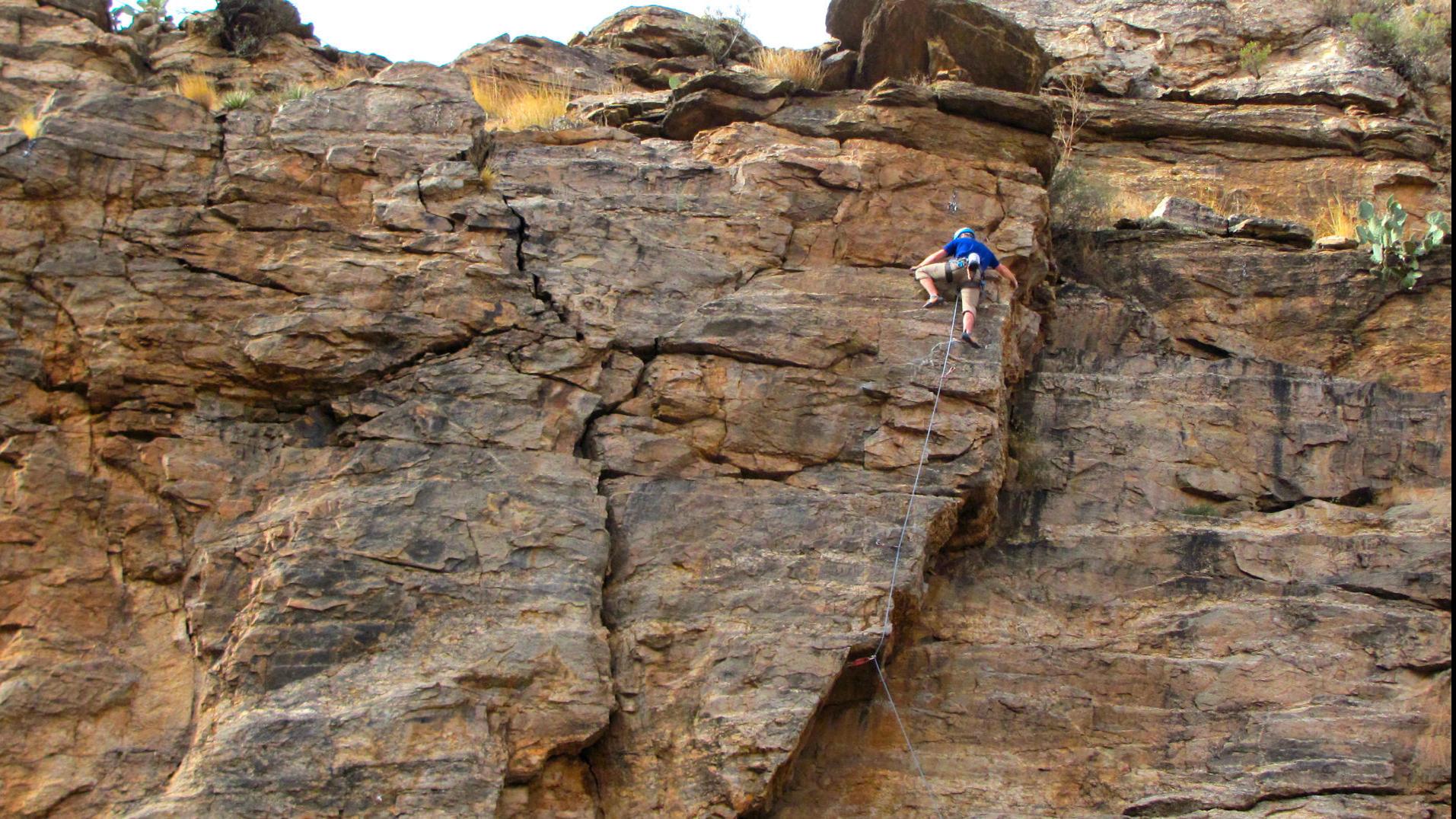 Recently Developed Tucson Rock Climbing Site Is Popular Winter