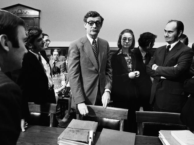 Hillary Rodham in Judiciary Committee Room 1974