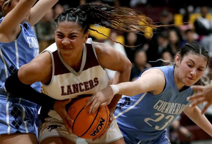 Salpointe vs Pueblo high school, girls high school basketball playoffs (copy)