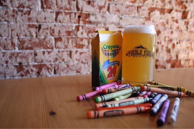 coloring at the pueblo