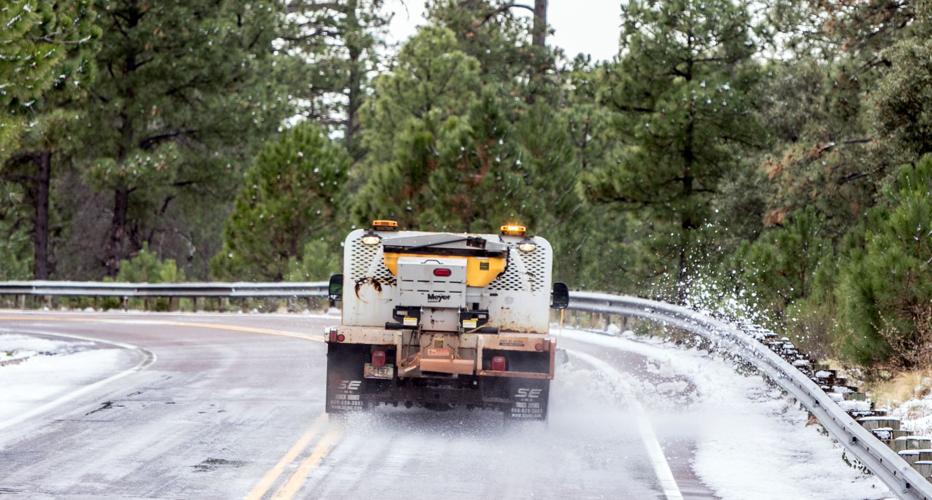 Snow on the Santa Catalina Mountains