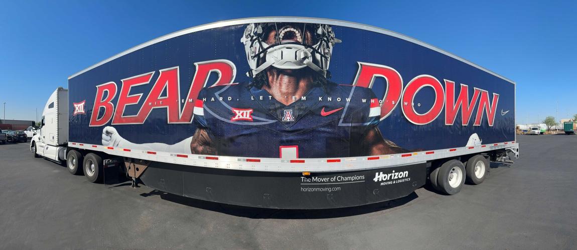 Arizona football equipment truck